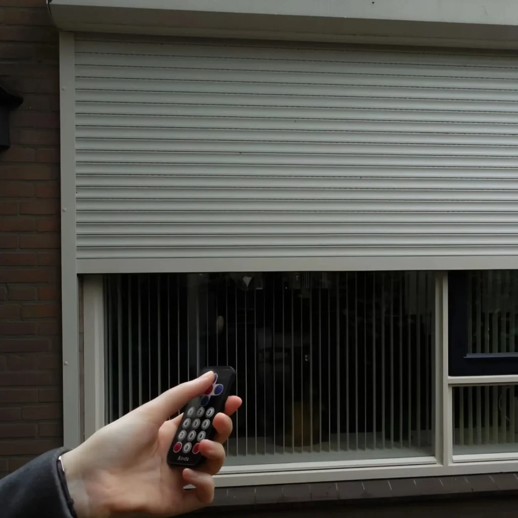 Motorized Rolling Shutters